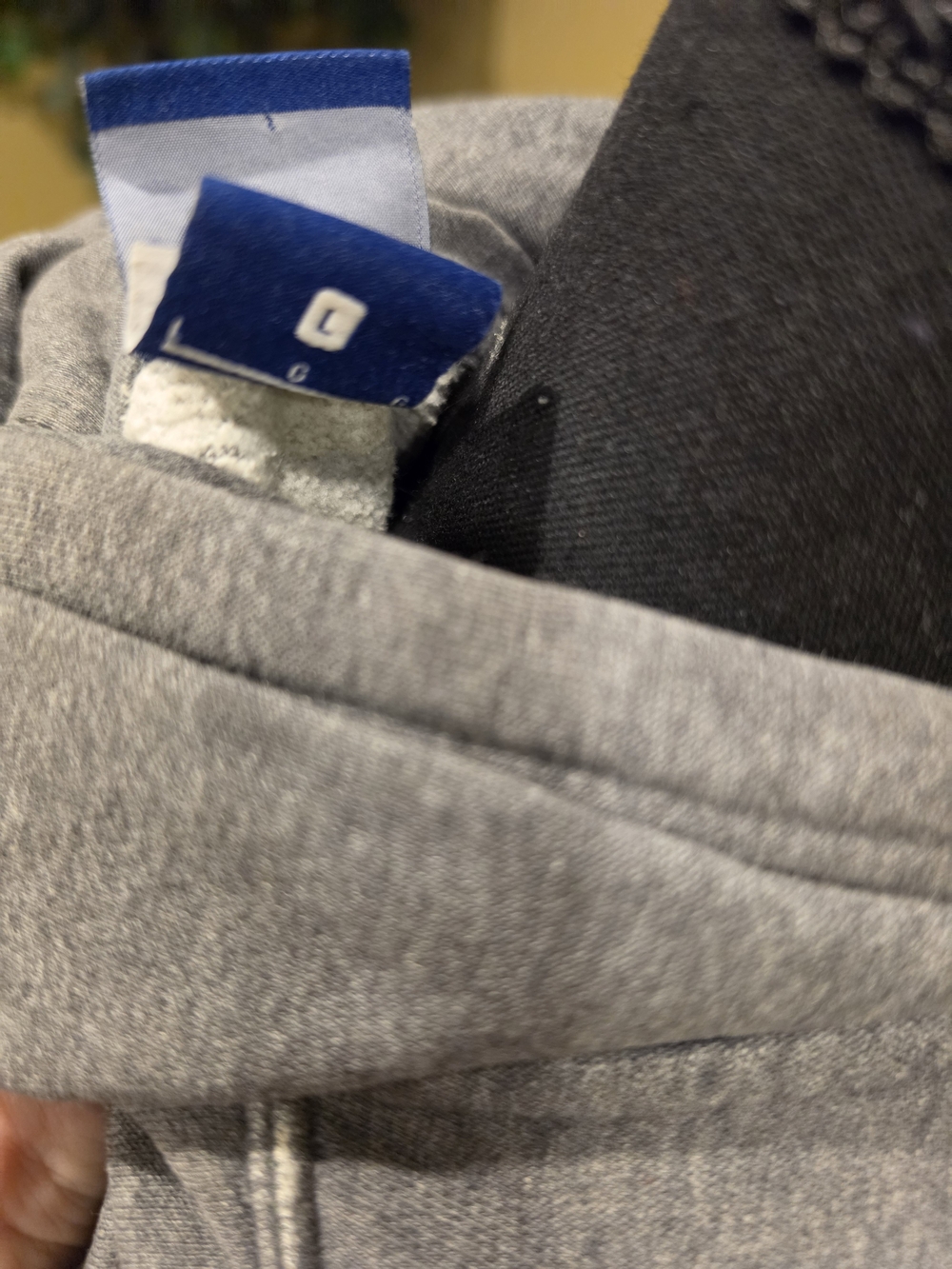 Nike Men's Heather Charcoal Hooded Sweatshirt - Picture 2 of 6